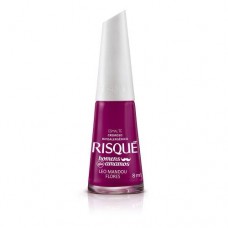 Esmalte Risque Leo Mandou Flores Cremoso 8ml