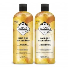 G.hair + Que Necessario Shampoo E Condicionador 1lt