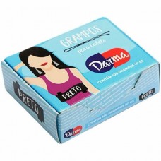 Darma Grampo Para Cabelo Preto Nº 5  100 Unidades