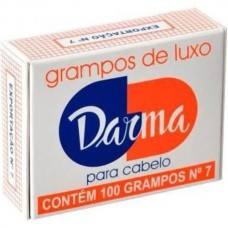 Darma Grampo Para Cabelo Loiro Nº 7  100 Unidades