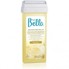 Depil Bella Cera Roll-On Chocolate Branco 100g 