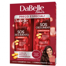 DaBelle Kit Hair sos Crescimento Shampoo 250ml + Condicionador 175ml 
Código 6462
EAN 7898965666316