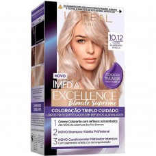 Loréal Imédia Excellence Blond Supreme N 10.12 Louro Clarissimo 1 Kit