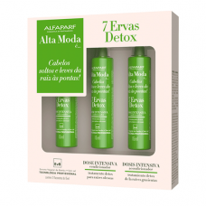 Alfaparf Ampola 7 Ervas Detox Tratamento Intenso 3x15ml