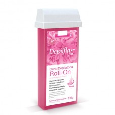 Depilflax Cera Refil Roll On Rosa 100g