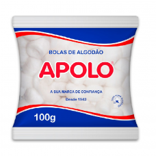 Algodão Branco Apolo bolas 100g