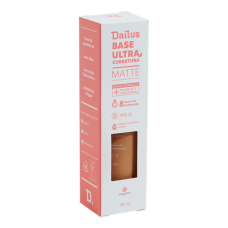 Daillus Base Líquida  Ultra Cobertura D8 Médio 28ml