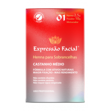 Expressão Facial Henna  Louro Escuro